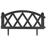 Забор декоративный MODERN графит (4 секции)