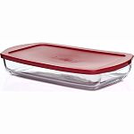 Посуда для СВЧ лоток прямоуг. б/крышки 2 л (33.6*19*5 cм)