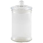 Банка стеклянная для сыпучих продуктов с крышкой BANCA, объем: 0.4 л (упаковка 12 шт.)