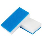 Чудо-губка MSp-03 двухслойная, с прослойкой из поролона, 2 шт. в наборе (размер: 11,5*6*2, (упаковка