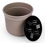 Горшок цв,Сканди 1л (с дренажной вставкой)(какао) (упаковка 20 шт.)