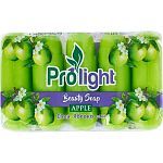 Мыло туалетное PROLIGHT Яблоко, 5Х55 гр. (эко-пак)