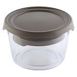 Набор емкостей для хранения продуктов FOODY 2/1 (0,2+0,6л) Pobeda, Коричневый