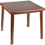 Стол квадратный (800х800х740)  (коричневый)