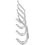 Вешалка настенная 4 крючка 320x125, Хром.металл, крепление: шуруп, W4048 (упаковка 12 шт.)