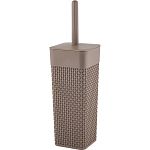 Комплект WC OSLO (подставка + ёрш) шоколадный мокко (упаковка 16 шт.)