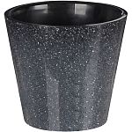 Горшок для цветов Grenada D160 мм, 1.6л с дренажной вставкой (светло-серый) (упаковка 16 шт.)