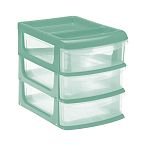 Универсальный бокс мини (3 секции) Фисташковый (упаковка 8 шт.)