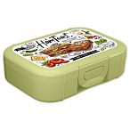 Ланч-бокс 0,85л с декором (салатовый)