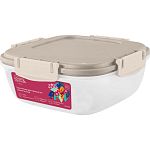 Контейнер для продуктов Sugar&Spice Barberry герметичный 0,7л квадратный латте (упаковка 21 шт.)