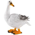 Фигурка садовая Гусь белый H-45см