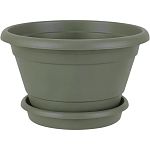 Горшок для цветов с поддоном InGreen Афина 1л, северный мох
