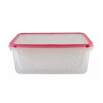 Контейнер с сеткой Экстра лок L 2,4л Красный (упаковка 10 шт.)