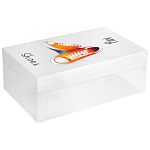 Коробка для обуви с принтом SB6, пластик, 33*20*13см (упаковка 10 шт.)