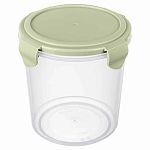 Контейнер для продуктов герметичный SMART LOCK круглый 1,15л, Зеленый (упаковка 24 шт.)