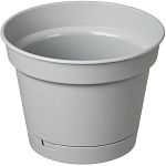 Горшок для цветов Mint D150мм, 1,2л с поддоном (серый) (упаковка 36 шт.)