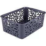 Корзина Leaves 4л 258х186х100мм (серый) (упаковка 22 шт.)