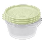 Комплект контейнеров Арт-декор 0,75л 3 шт, Pеленый (упаковка 22 шт.)