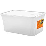 Контейнер для продуктов Sugar&Spice Honey 2,1л прямоугольный белый зефир (упаковка 12 шт.)