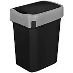 Контейнер для мусора smart bin 10л (черный) (упаковка 4 шт.)
