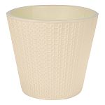 Горшок для цветов Velvet D230 мм, 5л (светло-бежевый) (упаковка 15 шт.)