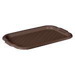 Поднос Verona прямоугольный 430х275х25 мм (темно-коричневый) (упаковка 60 шт.)