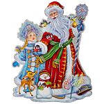 Наклейка  Дед Мороз со Снегурочкой SYTHA-2823031