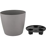 Горшок с дренажной вставкой InGreen Vienna D160мм, 2л, круглый, французский платан (упаковка 12 шт.)