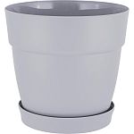 Горшок для цветов InGreen Villa de Fiori, фикс.поддон 48л, D465мм, на колесиках,утренний туман