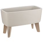 Кашпо ФЛОРИАН овальное высокое 390мм 4,2л капучино (упаковка 6 шт.)