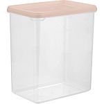 Банка для сыпучих продуктов Plast Team  HELSINKI 1,1 л персиковая карамель (упаковка 10 шт.)