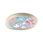 Тарелка D187мм с декором (светло-бежевый)