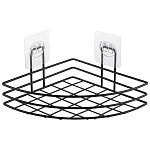 Полка подвесная угловая BLACK, 17,5*17,5*4 см