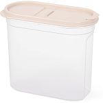 Емкость для сыпучих продуктов Космо 1,65л, с клапаном, Бежевый (упаковка 8 шт.)