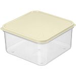 Контейнер для продуктов Modena квадратный 0,4л с гибкой крышкой (светло-бежевый) (упаковка 24 шт.)