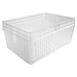 Набор корзинок для хранения 3шт, Прозрачный (упаковка 8 шт.)