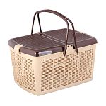 Корзина д/пикника 445х340х250мм (бежево-коричневый) (упаковка 6 шт.)