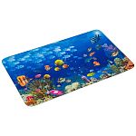 Коврик из микрофибры Mat-AQUA Аквариум, р-р 50*80см