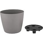Горшок с дренажной вставкой InGreen Vienna D210мм, 5л, круглый, французский платан (упаковка 6 шт.)