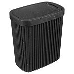 Контейнер для мусора velvet 5,9л 225х140х253мм (черный гранит) (упаковка 6 шт.)