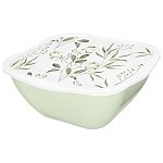 Салатник с крышкой с декором Perfect 3л, Зеленый (упаковка 6 шт.)