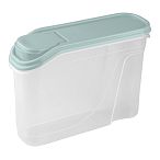 Емкость для сыпучих продуктов 1,5 л  (микс 3)  (бежевый/светло-голубой)