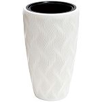 Кашпо Флэйм 61л (со вставкой 289х230мм) (белый) (упаковка 2 шт.)