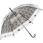 Зонт-трость полуавтоматический BASIC, 90 см (ЭВА), цвет: черный
