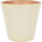 Горшок для цветов InGreen London D280мм, 10,5л c дренажной вставкой, Сливочный
