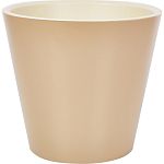 Горшок для цветов InGreen London D280мм, 10,5л c дренажной вставкой, молочный шоколад