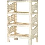 Полка для обуви Плетёнка (Бежево-шоколадный)