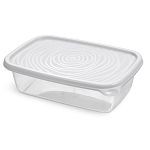 Контейнер прямоугольный Романо 0,9л светло-серый С851СЕР