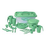 Набор посуды для пикника Чезаре на 4 персоны мятный С68МЯТН (упаковка 4 шт.)