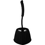 Набор для туалета (ершик+подставка) Rock'n'Roll, угловой, черный (упаковка 24 шт.)